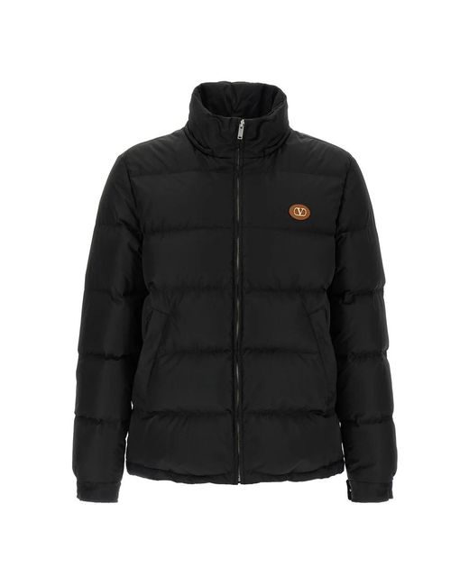 Valentino Garavani Black Winter Jackets for men