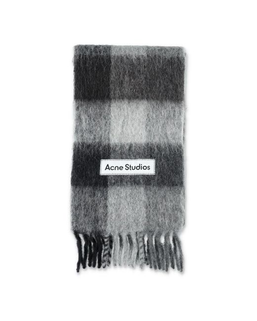 Acne Gray Winter Scarves for men