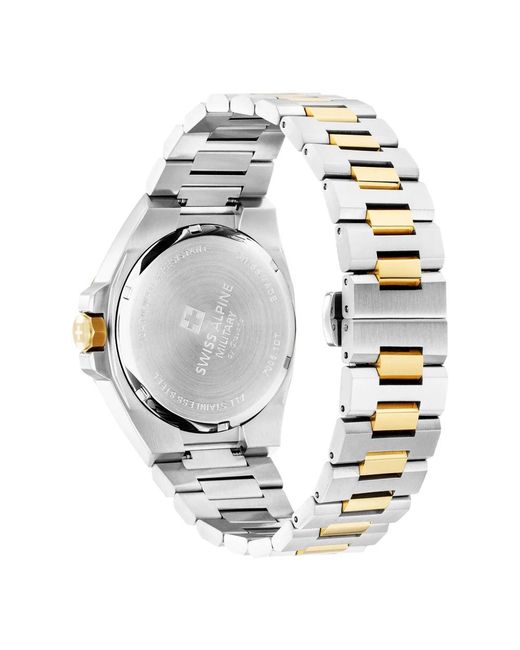 Swiss Alpine Military Metallic Watches