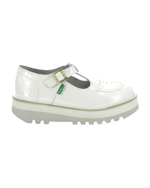 Kickers White Kickoustrap
