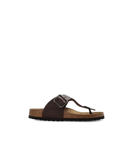 Birkenstock Brown Flip Flops for men