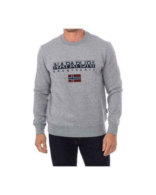 Napapijri Gray Sweatshirts for men