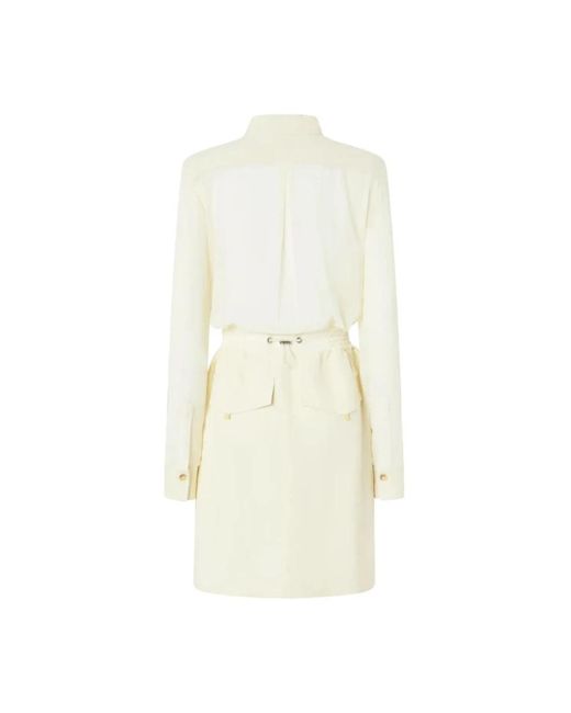 Pinko Natural Short Dresses