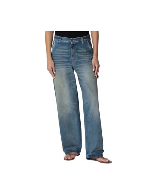 Haikure Blue Straight Fit Jeans