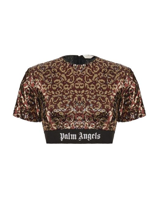 Palm Angels Brown Blouses