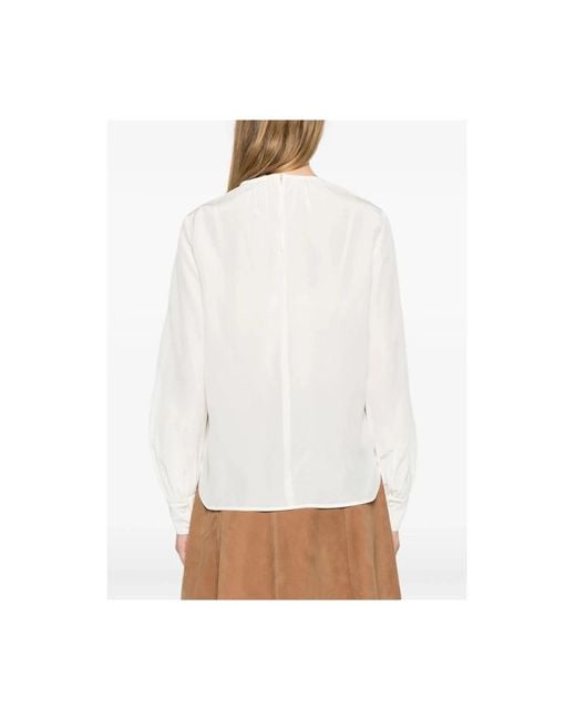 Max Mara White Blouses