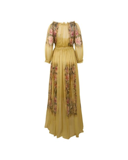 Alberta Ferretti Metallic Maxi Dresses