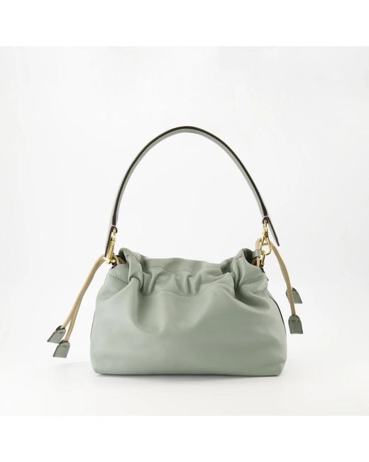 Fendi Gray Shoulder Bags