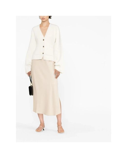 Khaite White Cardigans