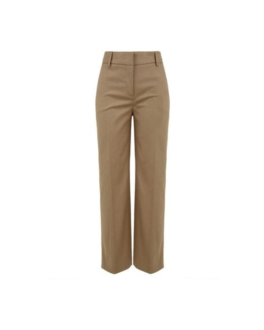 Straight Trousers di Douuod Woman in Natural