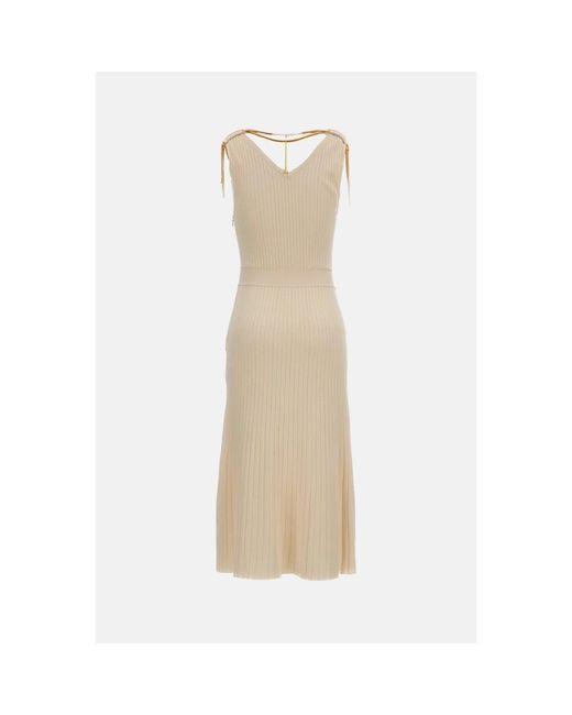 Elisabetta Franchi Natural Midi Dresses