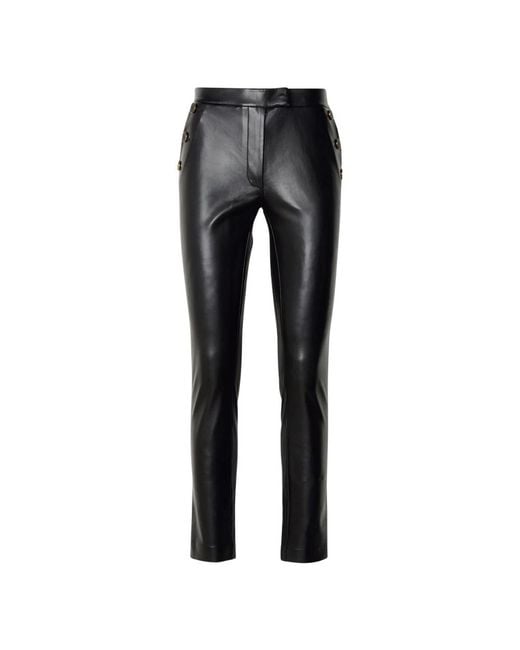 Marciano Gray Leather Trousers