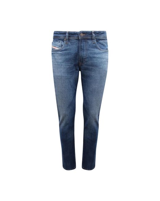 DIESEL Blue Skinny Fit Jeans for men