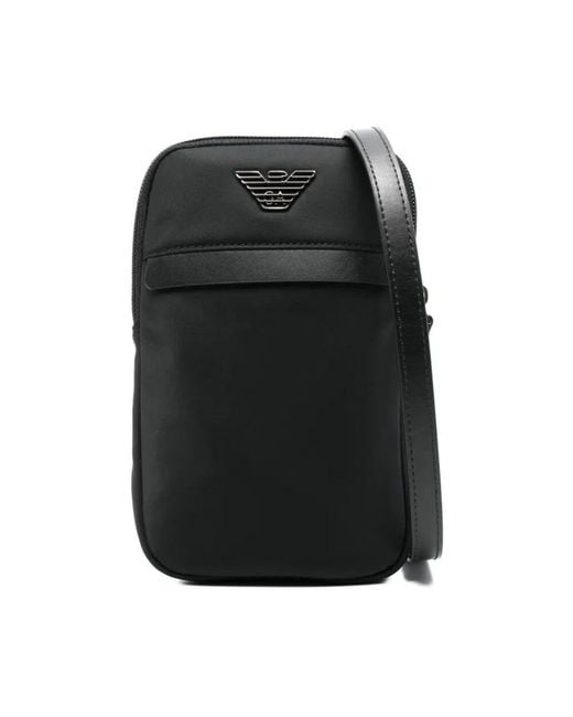 Emporio Armani Black Messenger Bags