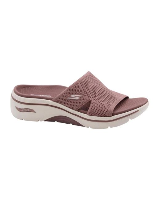 Skechers Brown Bequemer Slipper Mit Frisbee-Design