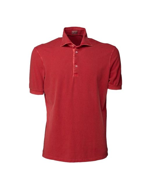 Sonrisa Red Polo Shirts for men