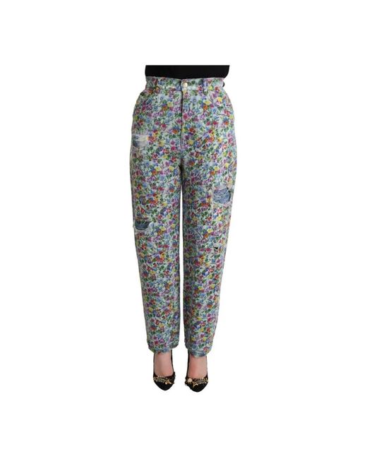 Dolce & Gabbana Gray Straight Fit Jeans