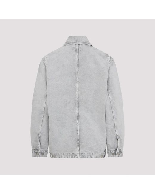Carhartt Gray Denim Jackets for men
