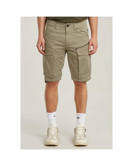 G-Star Green Casual Shorts for men