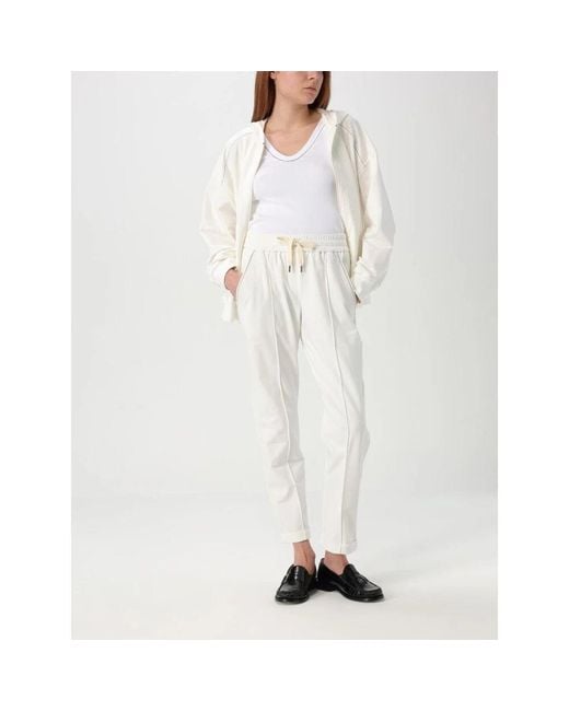 Sleeveless Tops di Brunello Cucinelli in White