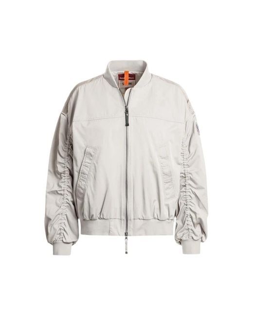 Parajumpers White Bomber Jackets