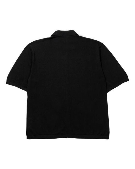 Lemaire Black Short Sleeve Shirts for men