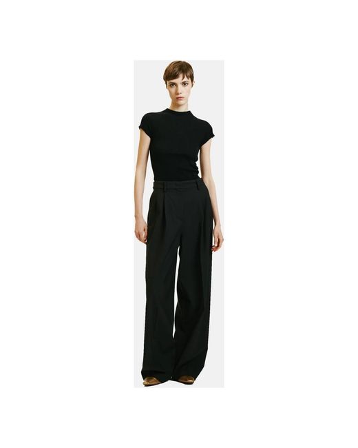 Momoní Black Wide Trousers