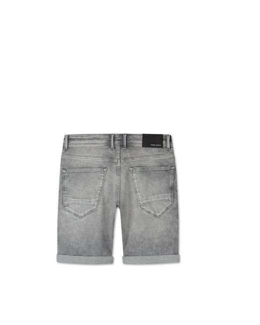 Pure Path Steve Skinny Fit Shorts Hellgrau in Gray für Herren