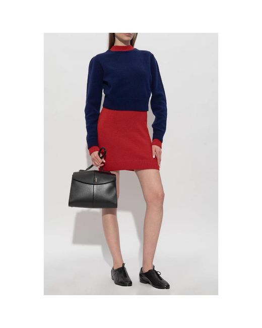 Jil Sander Blue Knitted Dresses