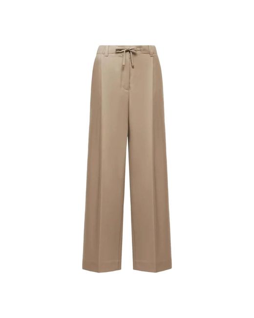 Moncler Wide Broek in het Natural