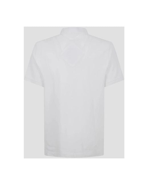 Canada Goose White Polo Shirts for men