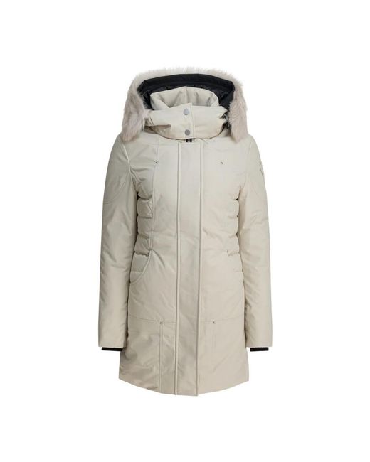 Moose Knuckles Cloud Shearling Parka in het Gray