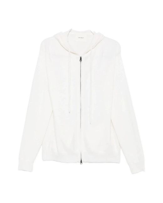 Lisa Yang White Zip-Throughs for men