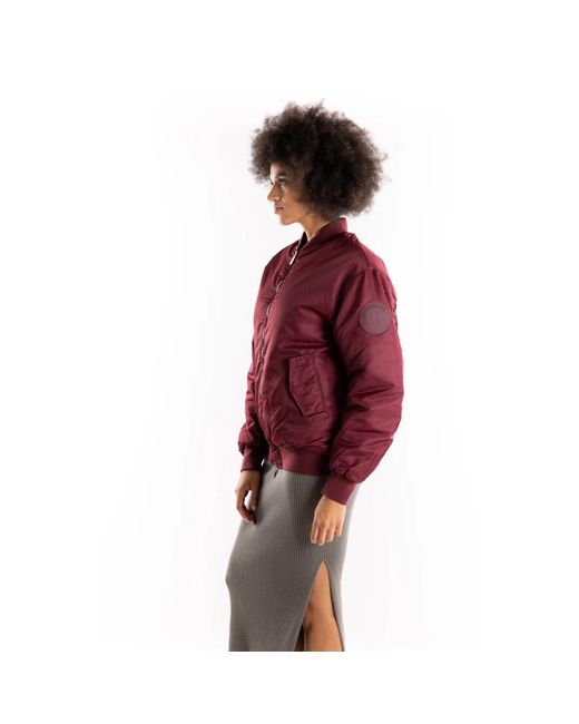 Bomber Jackets hinnominate de color Red