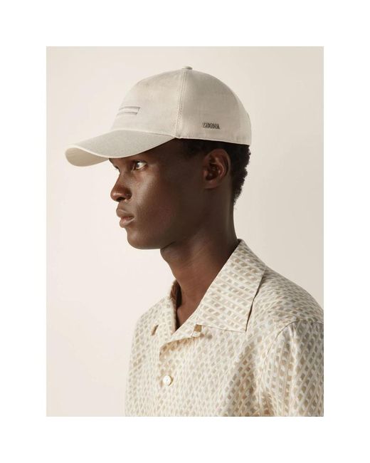 Zegna Natural Caps for men