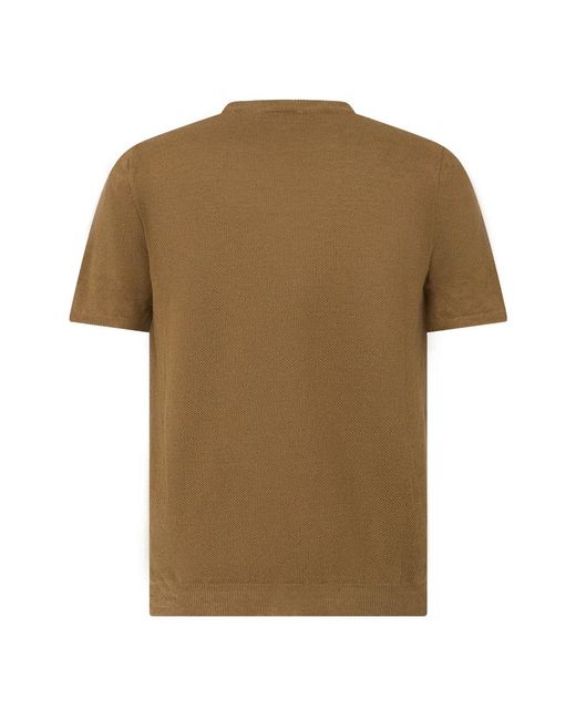 Roberto Collina Green Round-Neck Knitwear for men