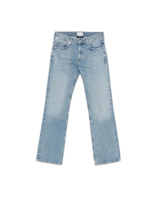 Citizens of Humanity Blue Straight Fit Jeans