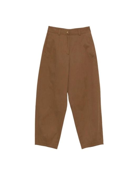 Moncler Brown Straight Trousers
