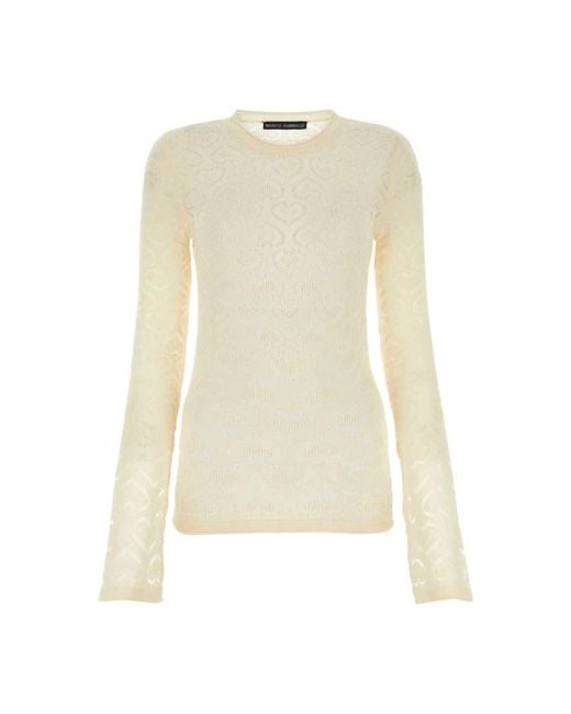 Marco Rambaldi Natural Round-Neck Knitwear