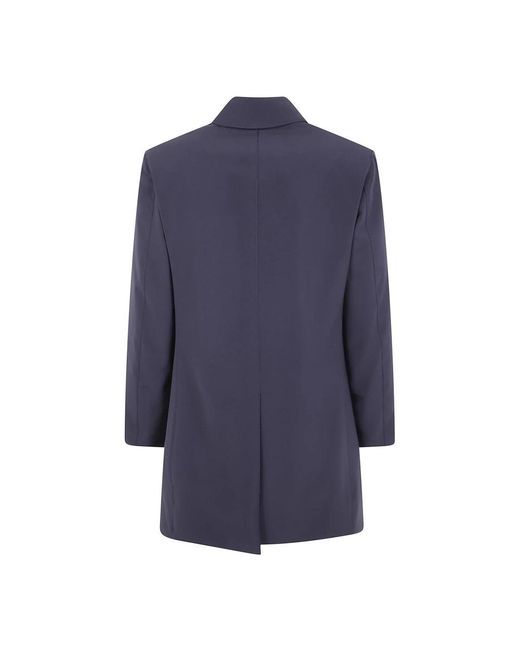 Aspesi Blue Single-Breasted Coats for men
