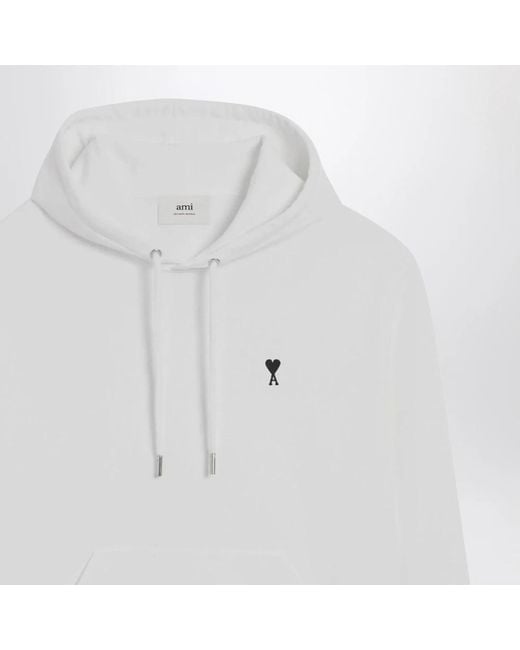 AMI White Hoodies for men