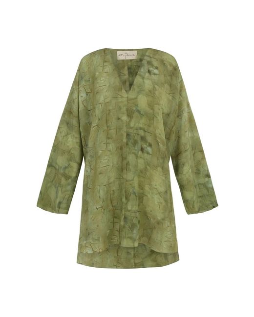 Cortana Green Blouses