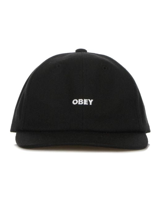 Caps di Obey in Black