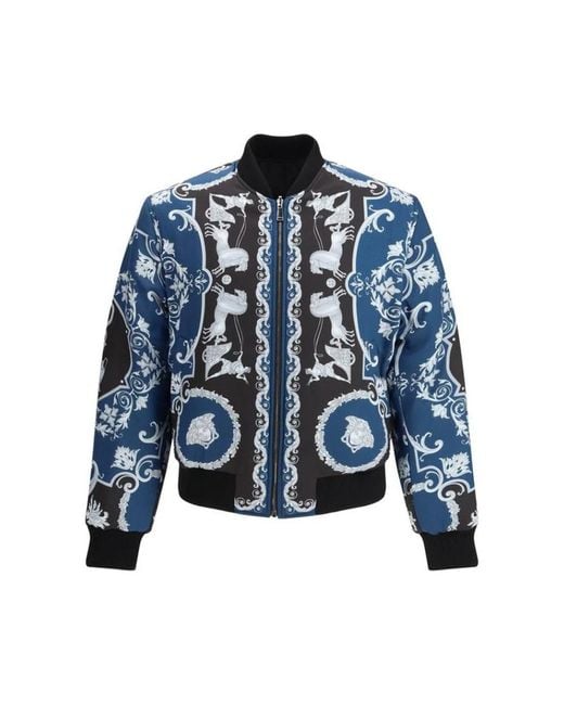 Bomber Jackets Versace pour homme en coloris Black