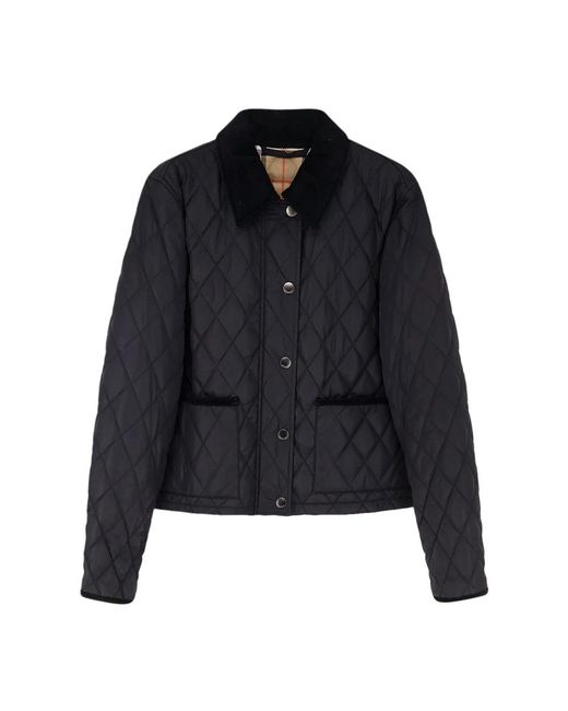 Winter Jackets Burberry en coloris Black