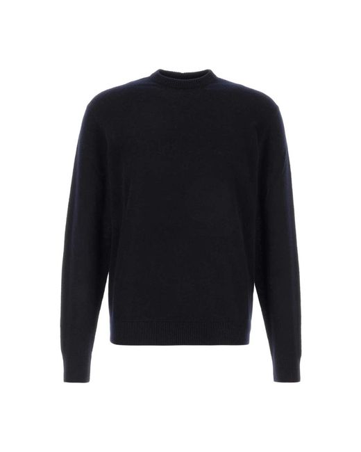 Alanui Blue Round-Neck Knitwear for men
