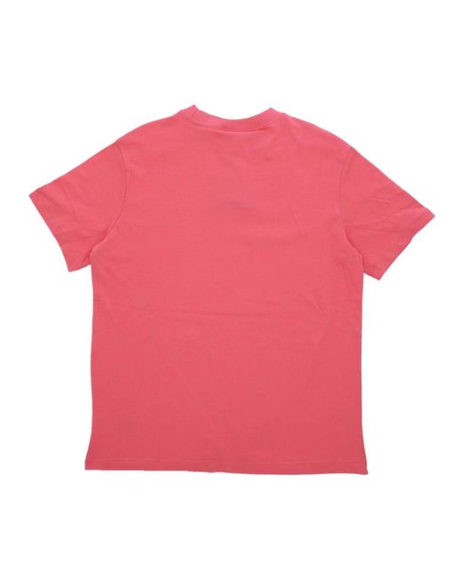 Nike Fitness ,Roze ,Katoen T-Shirt Met Korte Mouwen En Ronde Hals in het Pink voor heren