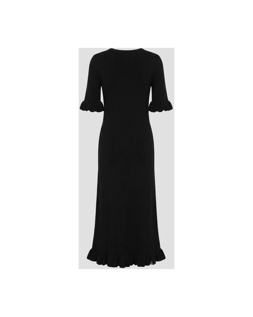 Jil Sander Gebreide Jurk in het Black