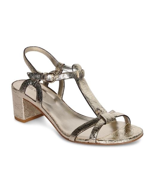 Roberto Del Carlo Metallic High Heel Sandals