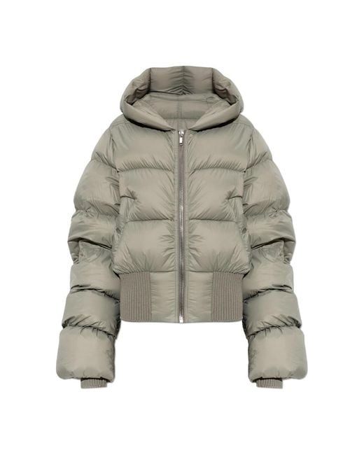 Down Jackets Rick Owens de color Gray